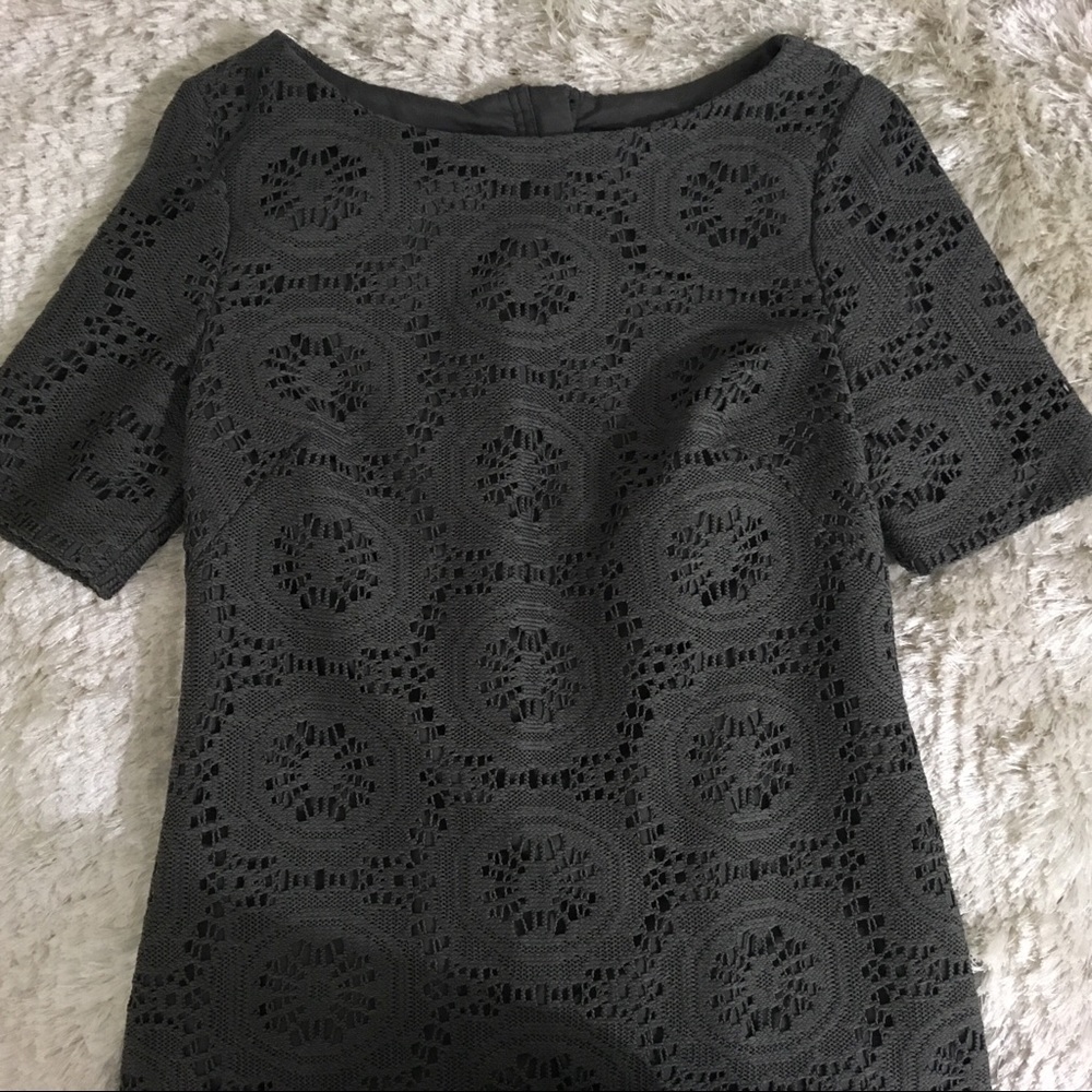 👗Adrianna Papel Grey Crochet Dress👗